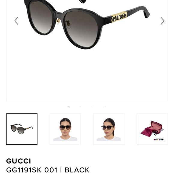 GUCCI SUNGLASSES GG1191SK 003 56 - Picture 2 of 14